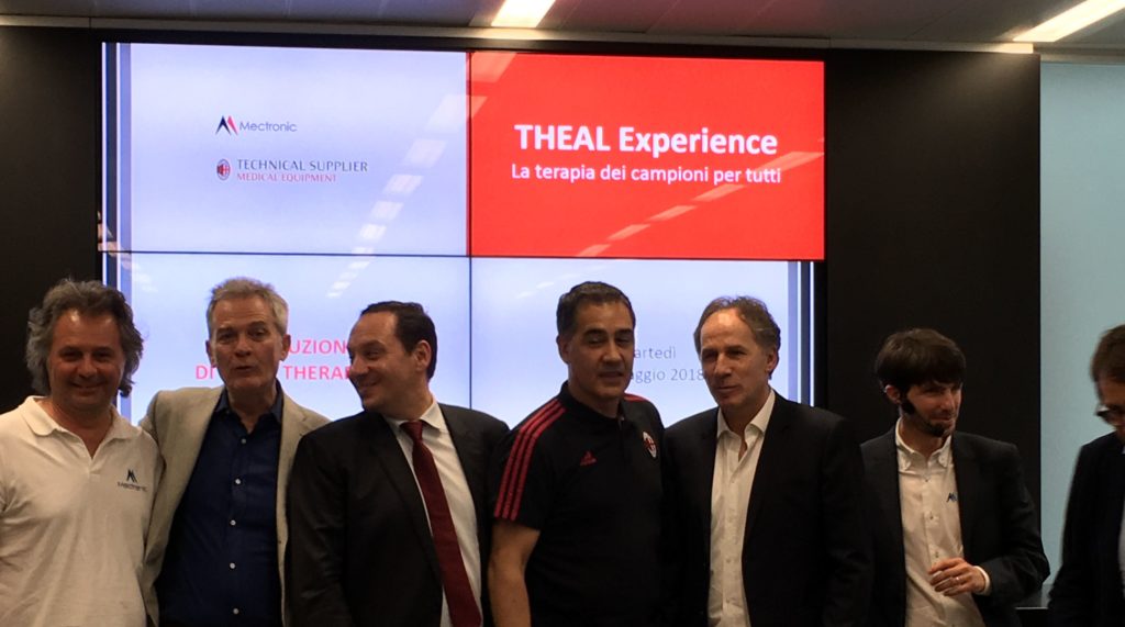Theal Therapy, tecnologia innovativa scelta da AC Milan